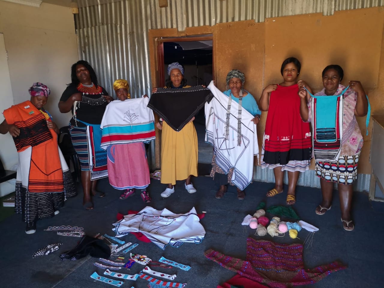 Community members attending a gender-based violence awareness dialogue