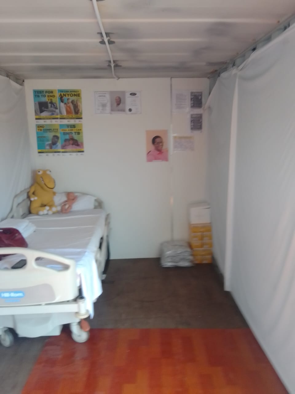 Inside view of the rehabilitation clinic room